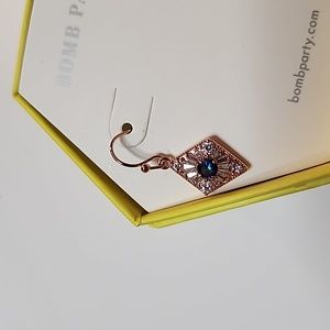 Bomb Party Earrings Rose Gold Plated